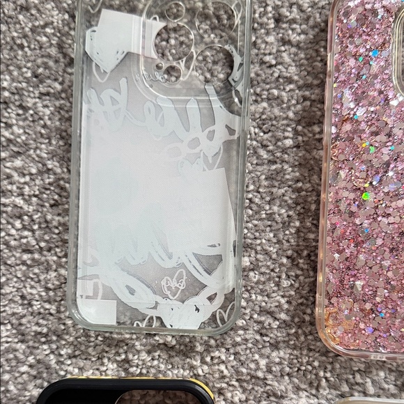 iPhone 14 Pro Artistic Phone Case Collection - Pink, Yellow, Blue, Multicolor - Picture 3 of 4